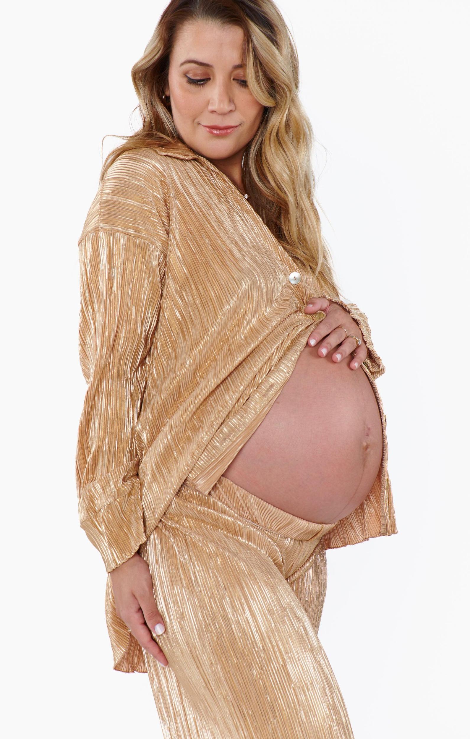 Everywhere Pants ~ Gold Pleat Product Image