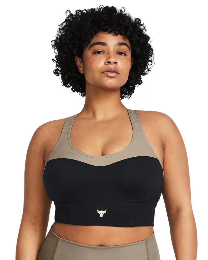 Women's Project Rock Infinity Mid Longline Lets Go Bra Product Image