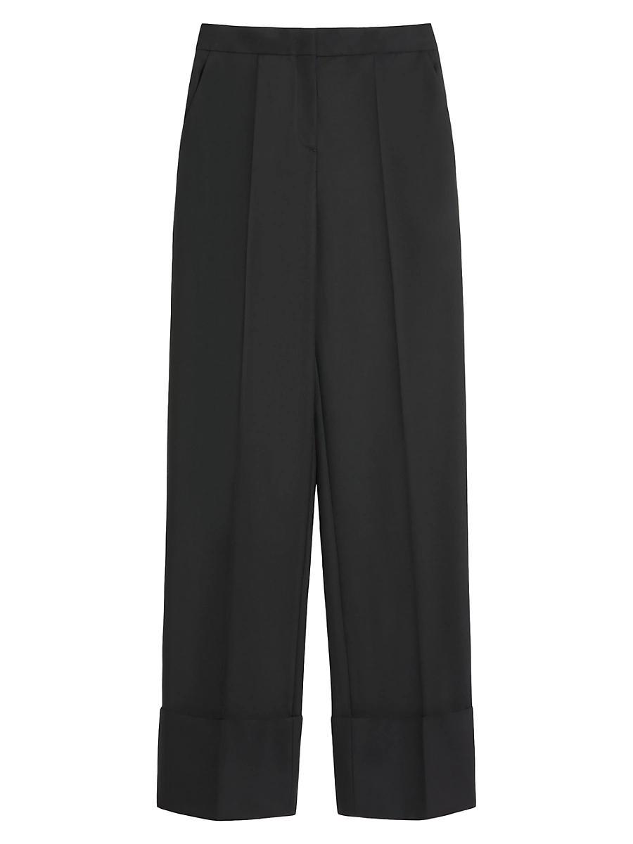 Womens Virgin Wool Pants Product Image