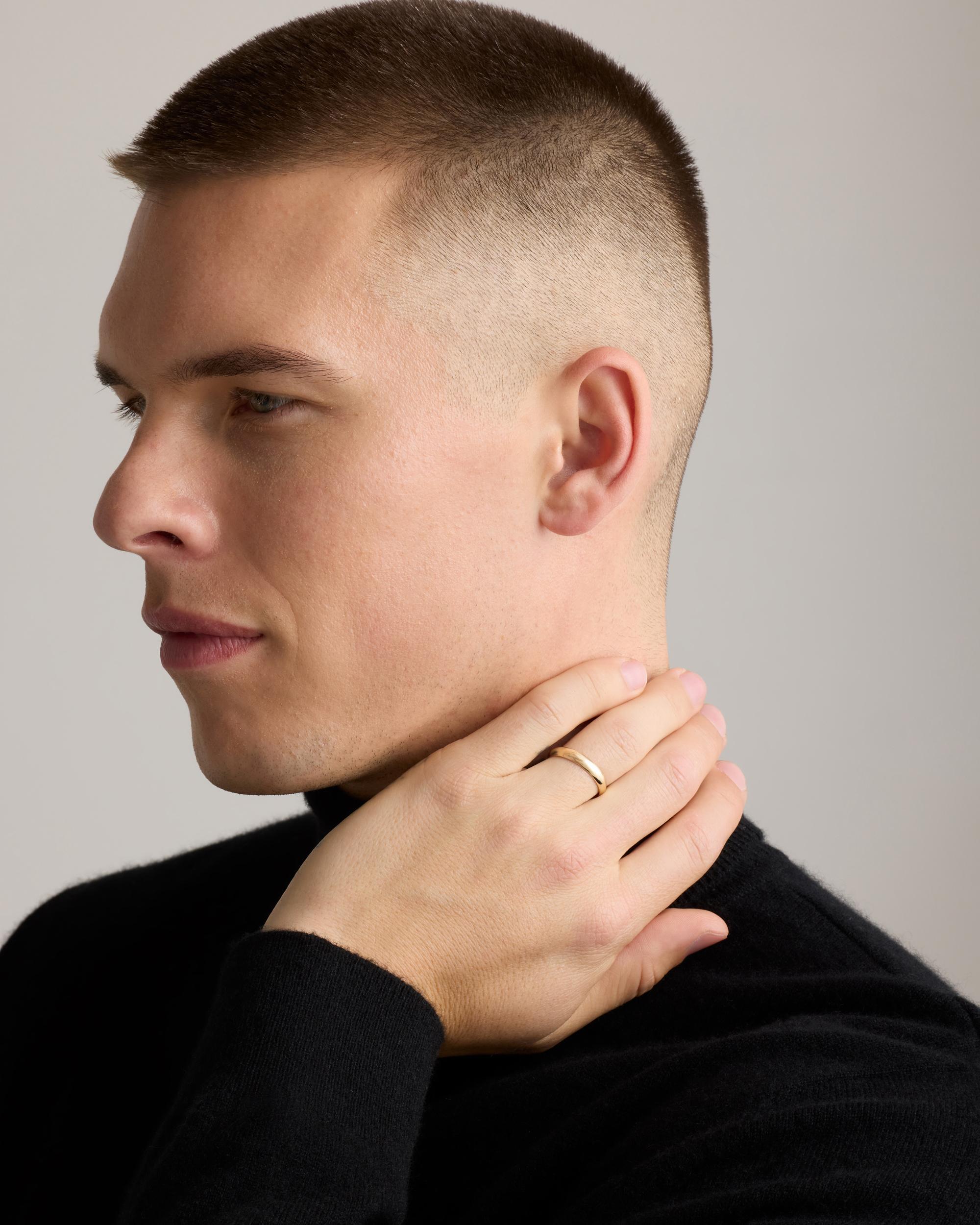 Quince | Men's Low Dome Band Rings Product Image