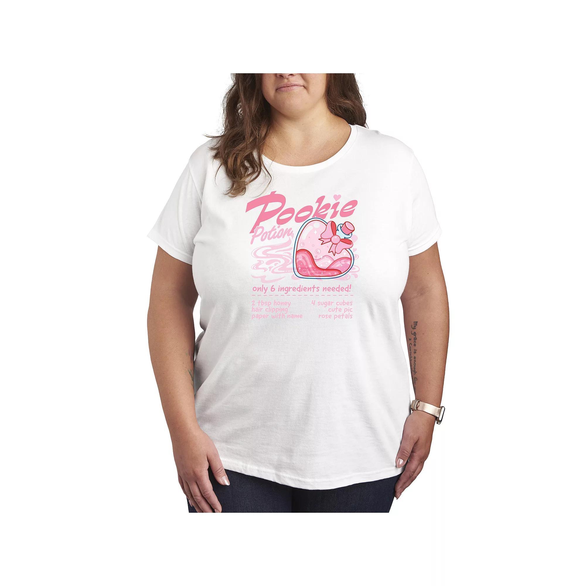Plus Size Pookie Potion Graphic Tee, Womens Product Image