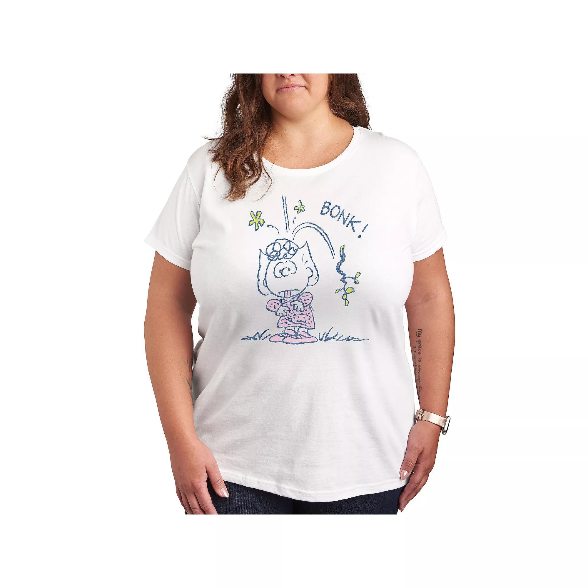 Disneys Minnie Mouse Plus Block Graphic Tee, Womens Product Image