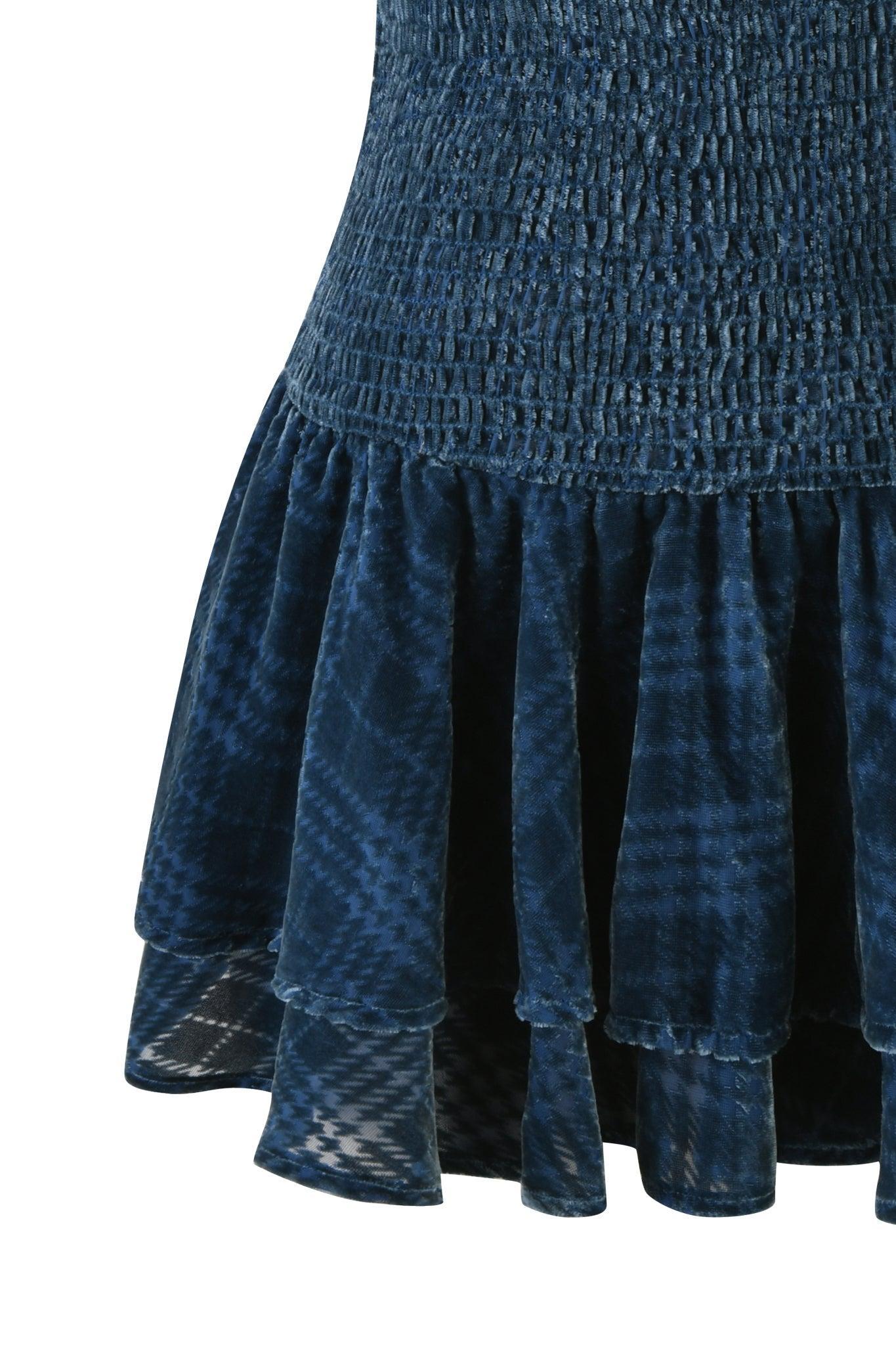 JOSIE MINI DRESS - BLUE Product Image