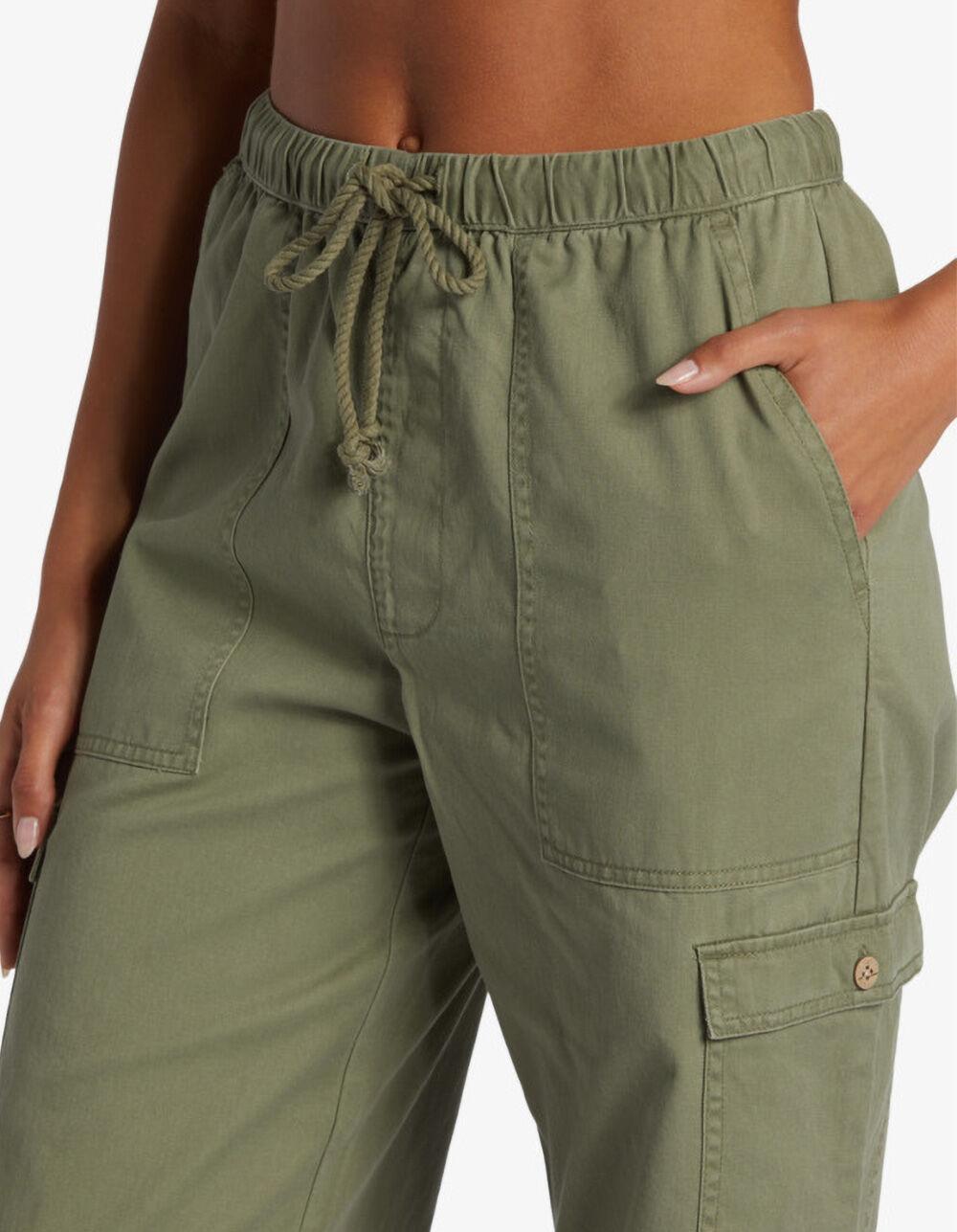 ROXY Precious Cargo Womens Cargo Pants - OLIVE Product Image