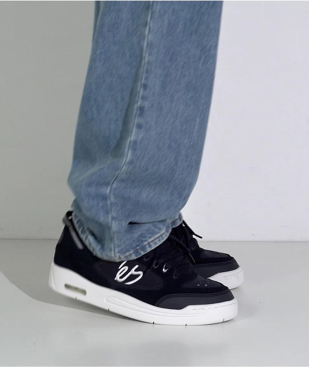eS Creager Navy & White Skate Shoes Product Image