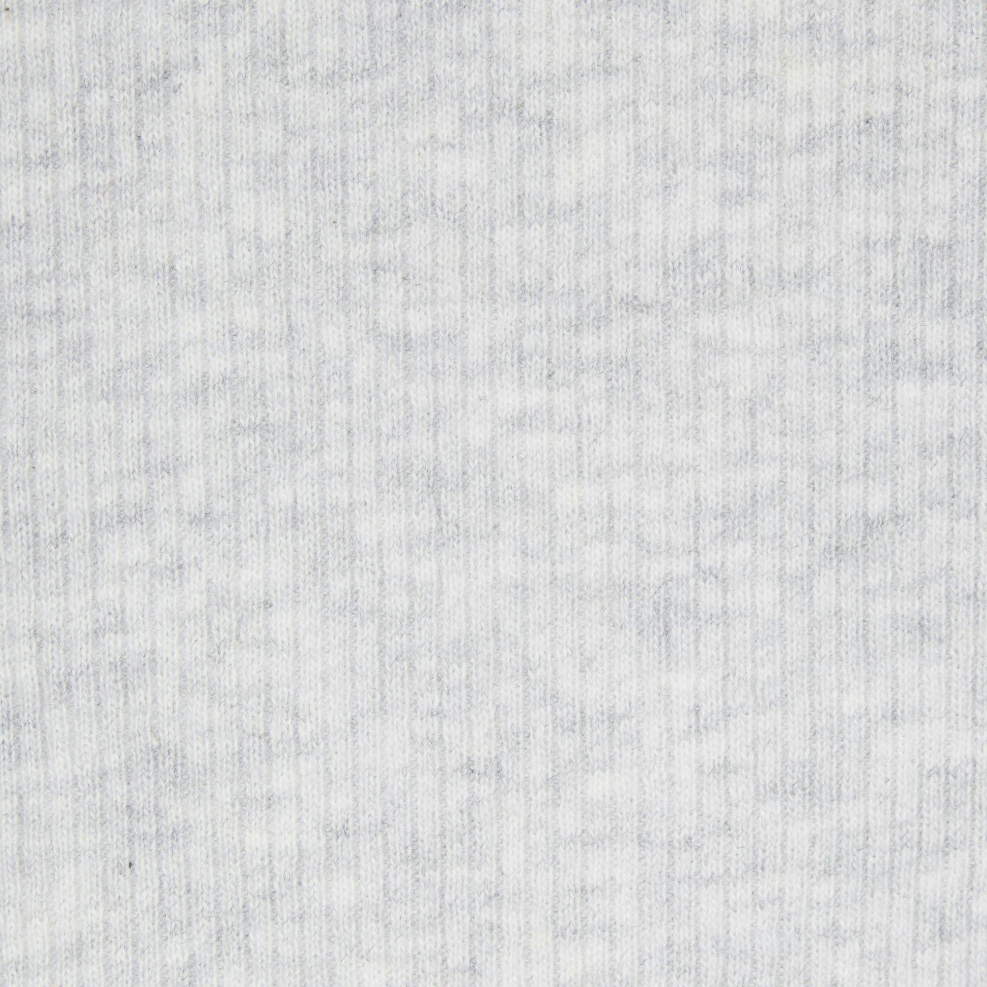 COTTON RIB LONG SLEEVE HENLEY BODYSUIT | LIGHT HEATHER GREY Product Image