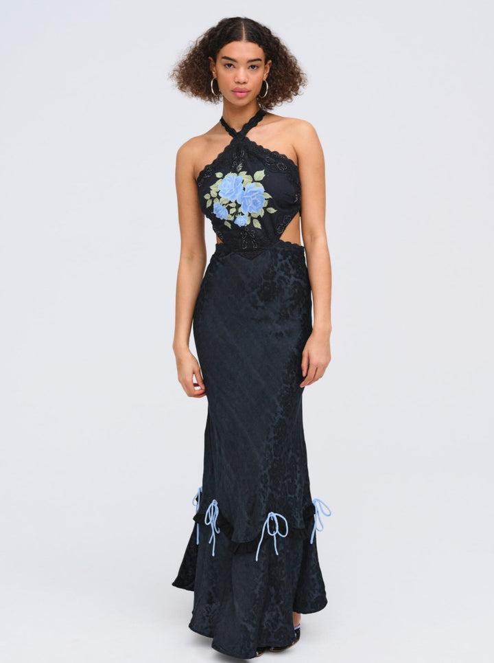 Mathilde Maxi Dress — Blue Product Image
