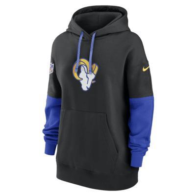 Los Angeles Rams Sideline Essential Nike Women's NFL Pullover Hoodie Product Image