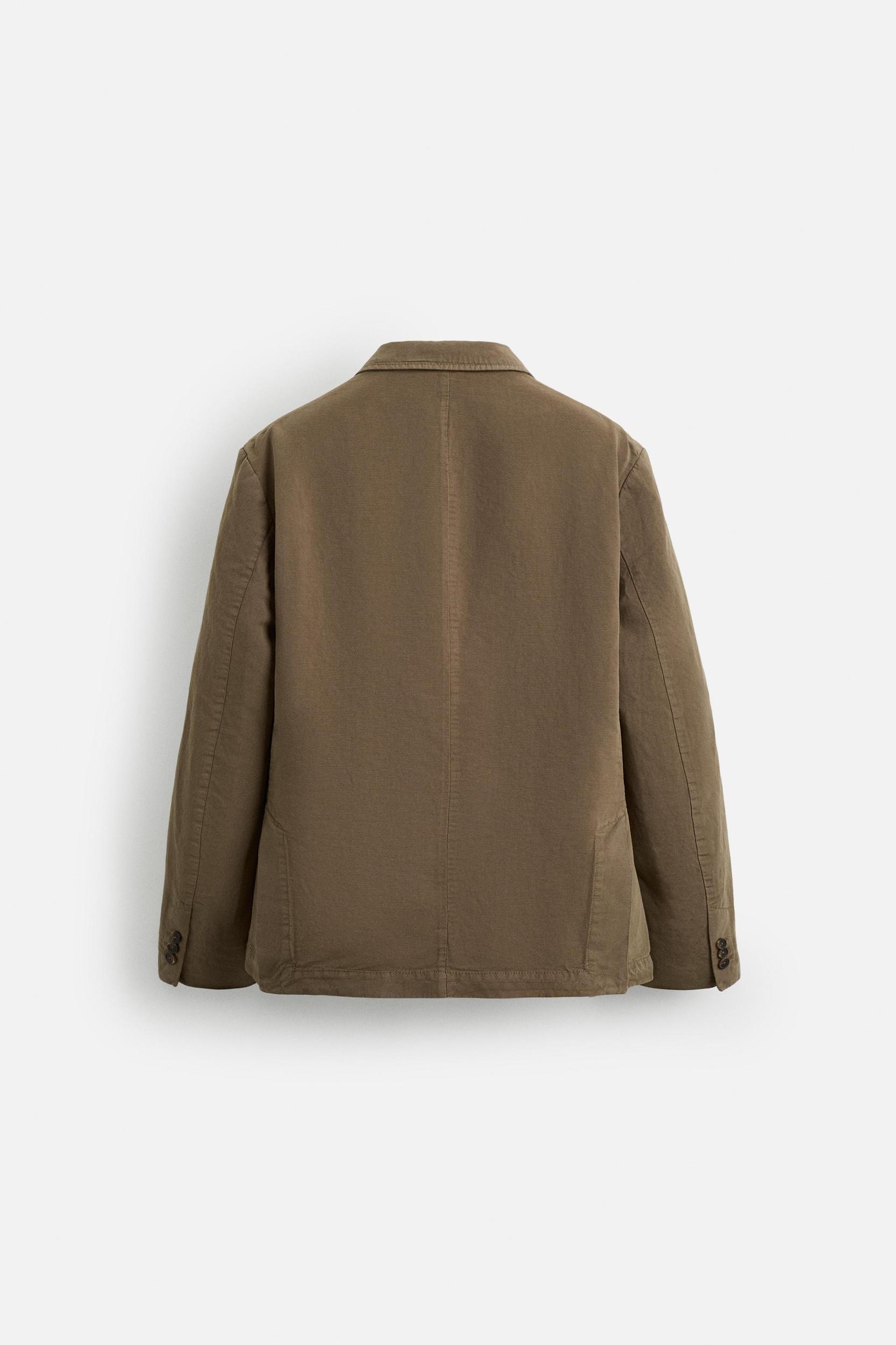 WASHED SUIT BLAZER Product Image