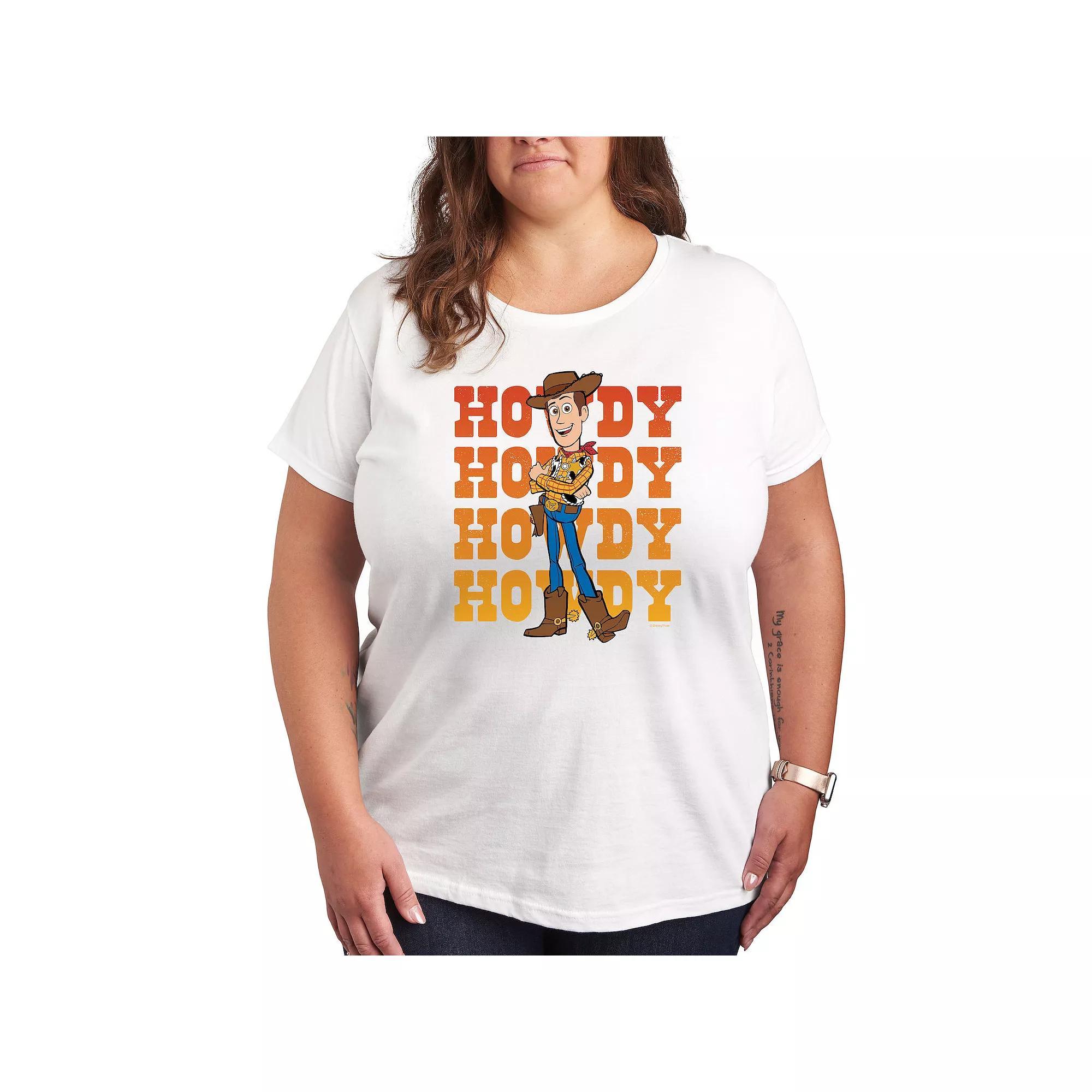 Plus Barbie Leopard Heart Logo Graphic Tee, Womens Product Image