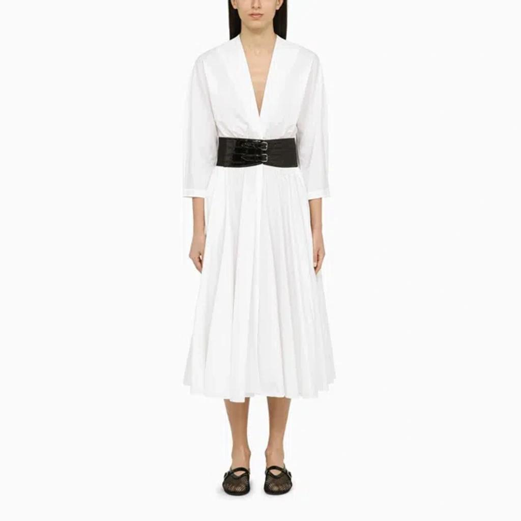 ALAÏA Alaia Dresses In White Product Image