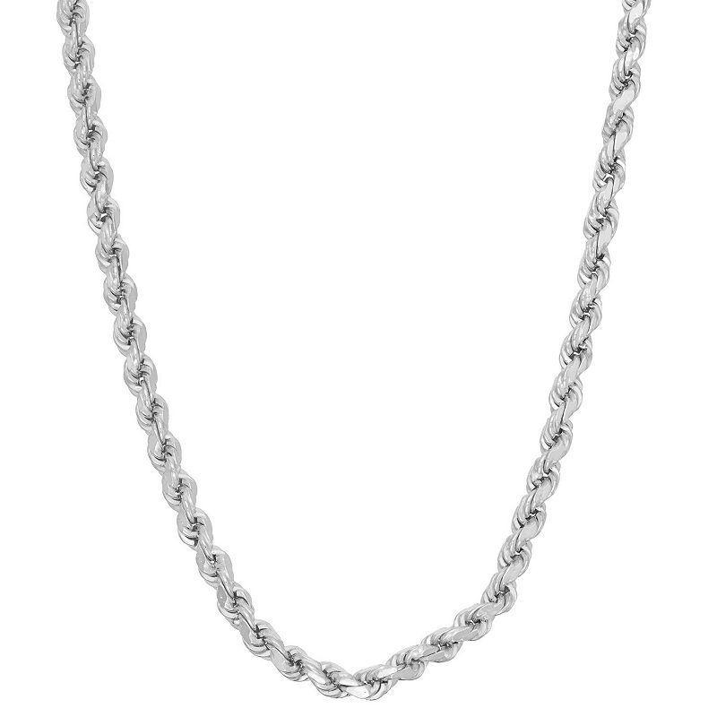Jordan Blue Men's 14k Gold Over Sterling Silver Rope Chain Necklace, Size: 24" Product Image