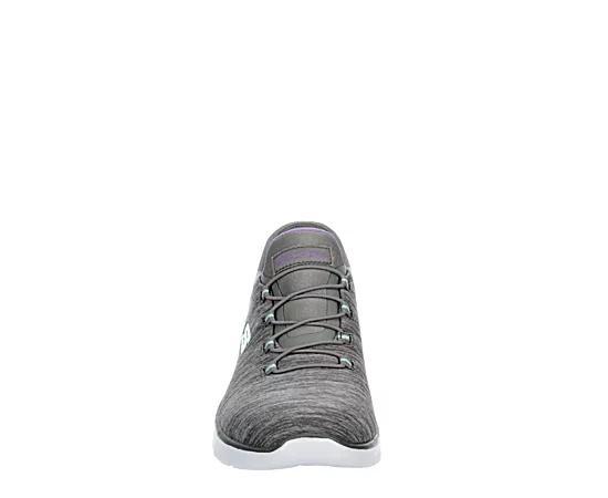 Skechers Hands Free Slip-ins® Summits Dazzling Haze Women's Sneakers, Size: 5 Wide, Navy Purple Product Image