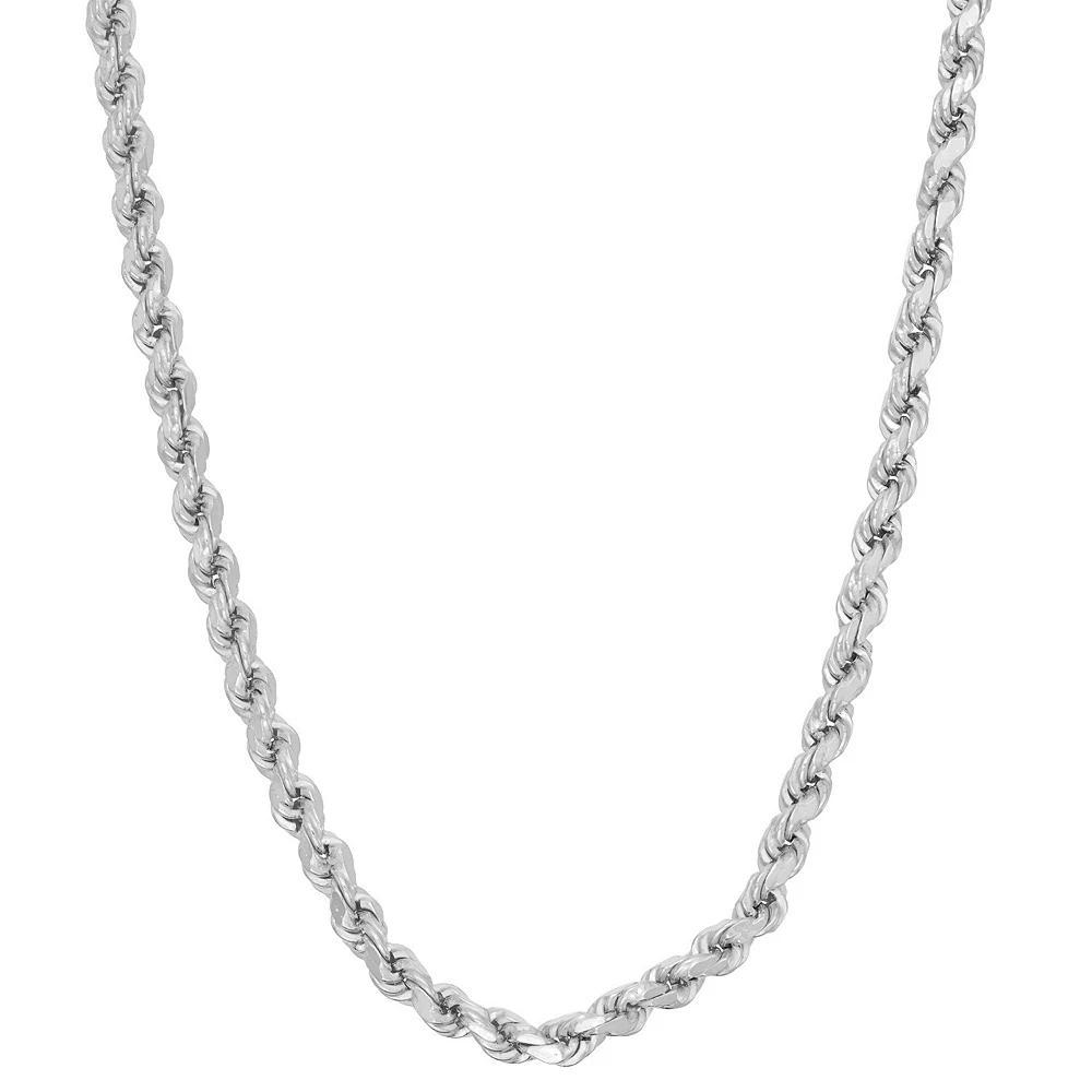 Jordan Blue Men's 14k Gold Over Sterling Silver Rope Chain Necklace, Size: 24" Product Image