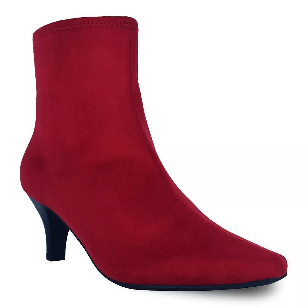 Impo Naja Women's Ankle Boots, Size: 6 Medium, Red Red Product Image