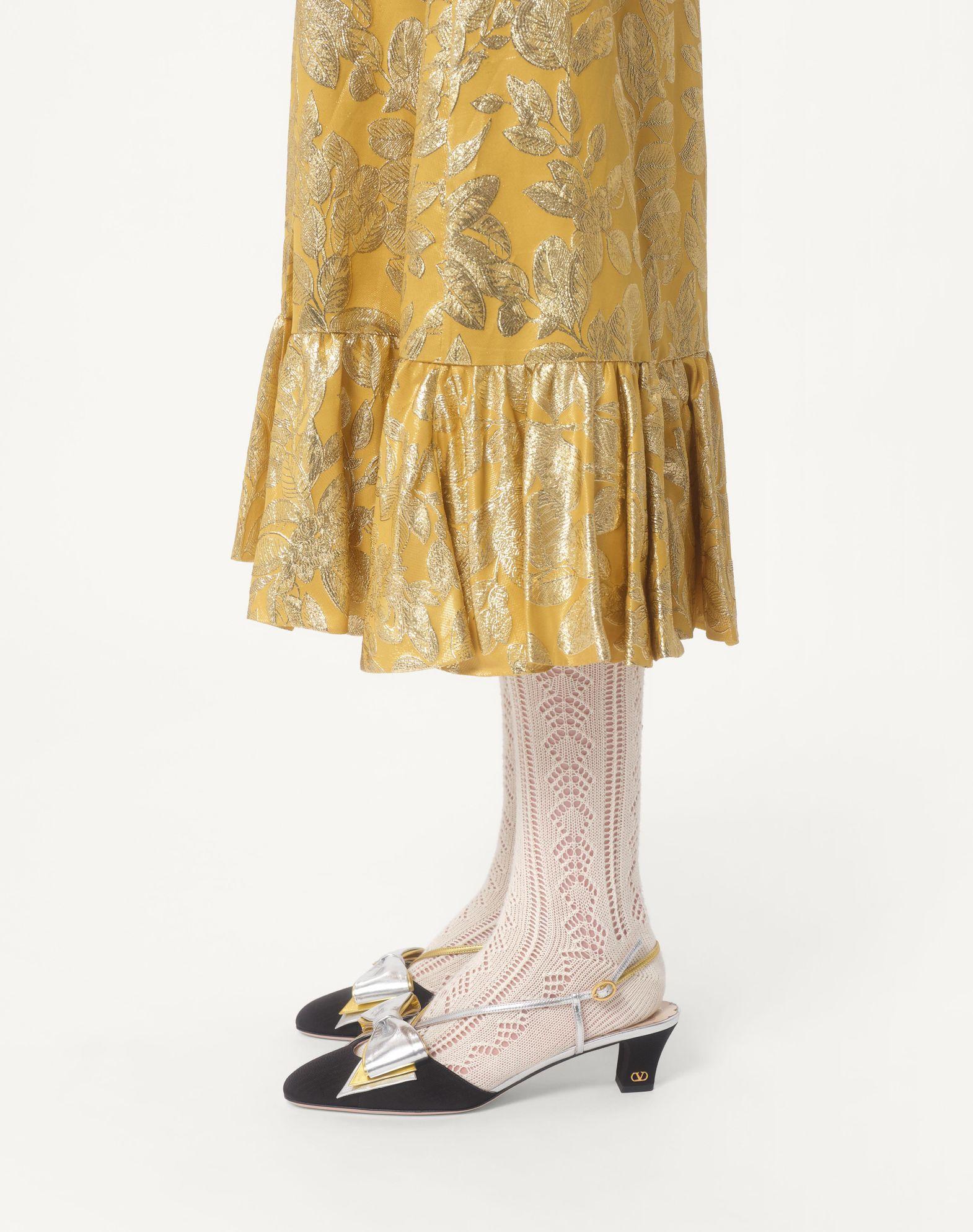 Skirt In Apres L'Hiver Silk Lurex Foglioline  Product Image