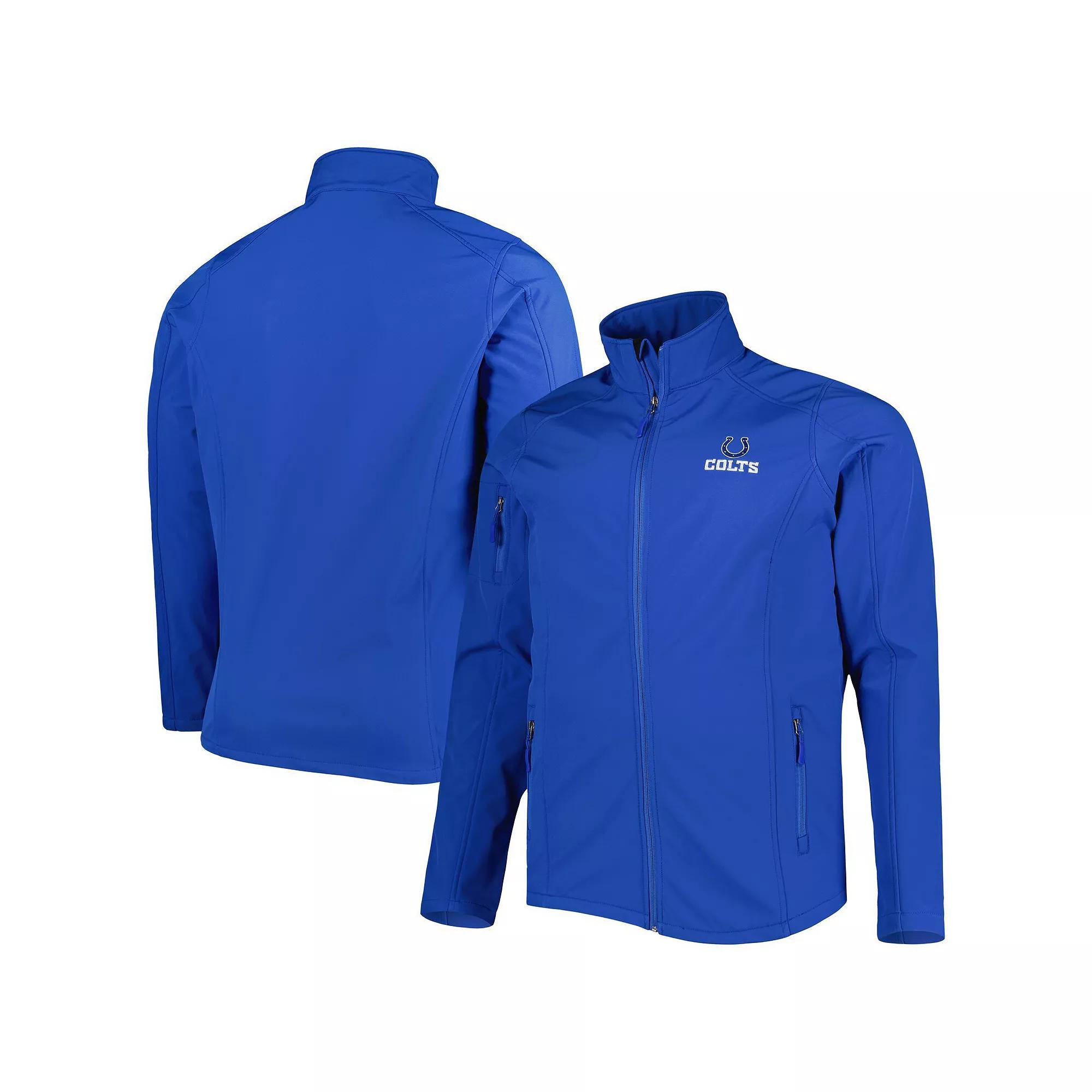 Men's Dunbrooke Royal Indianapolis Colts Big & Tall Sonoma Softshell Full-Zip Jacket, Size: 2XLT, Blue Product Image