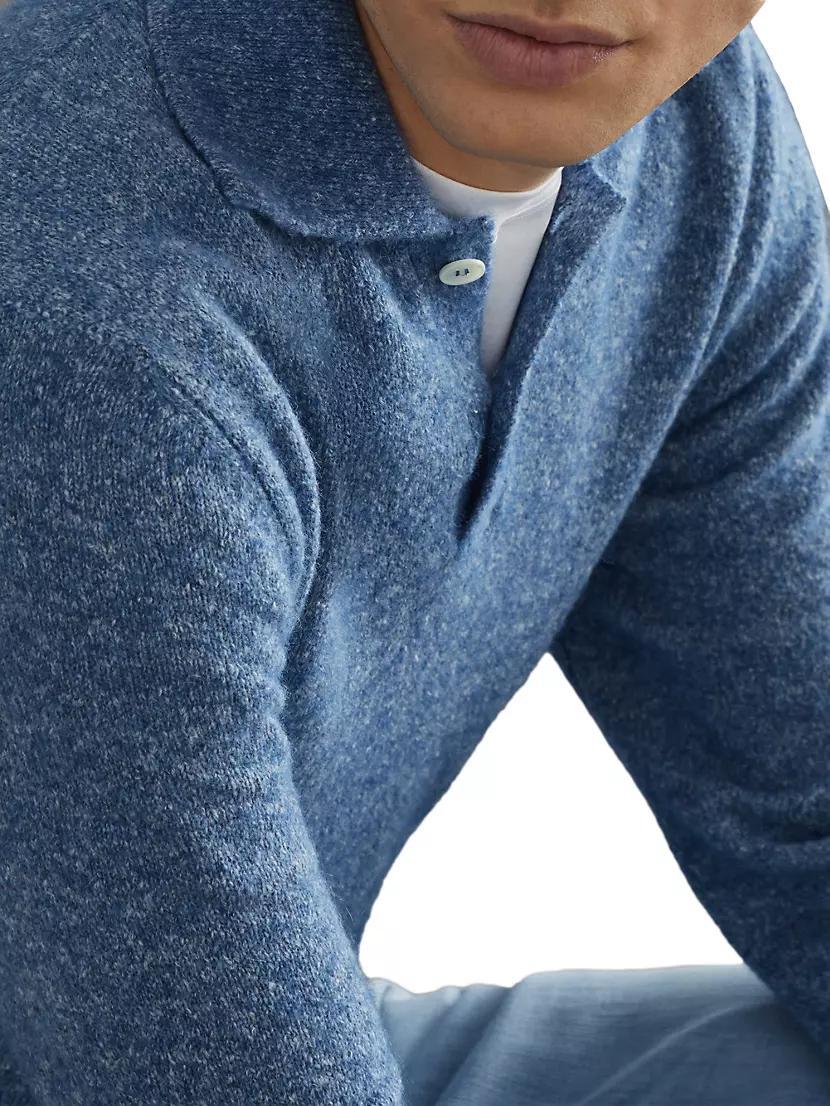 Knit Polo Sweater Product Image