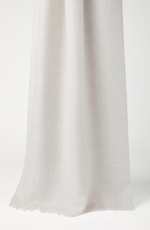 BRUNELLO CUCINELLI Cashmere And Silk Scarf In Neutral Product Image