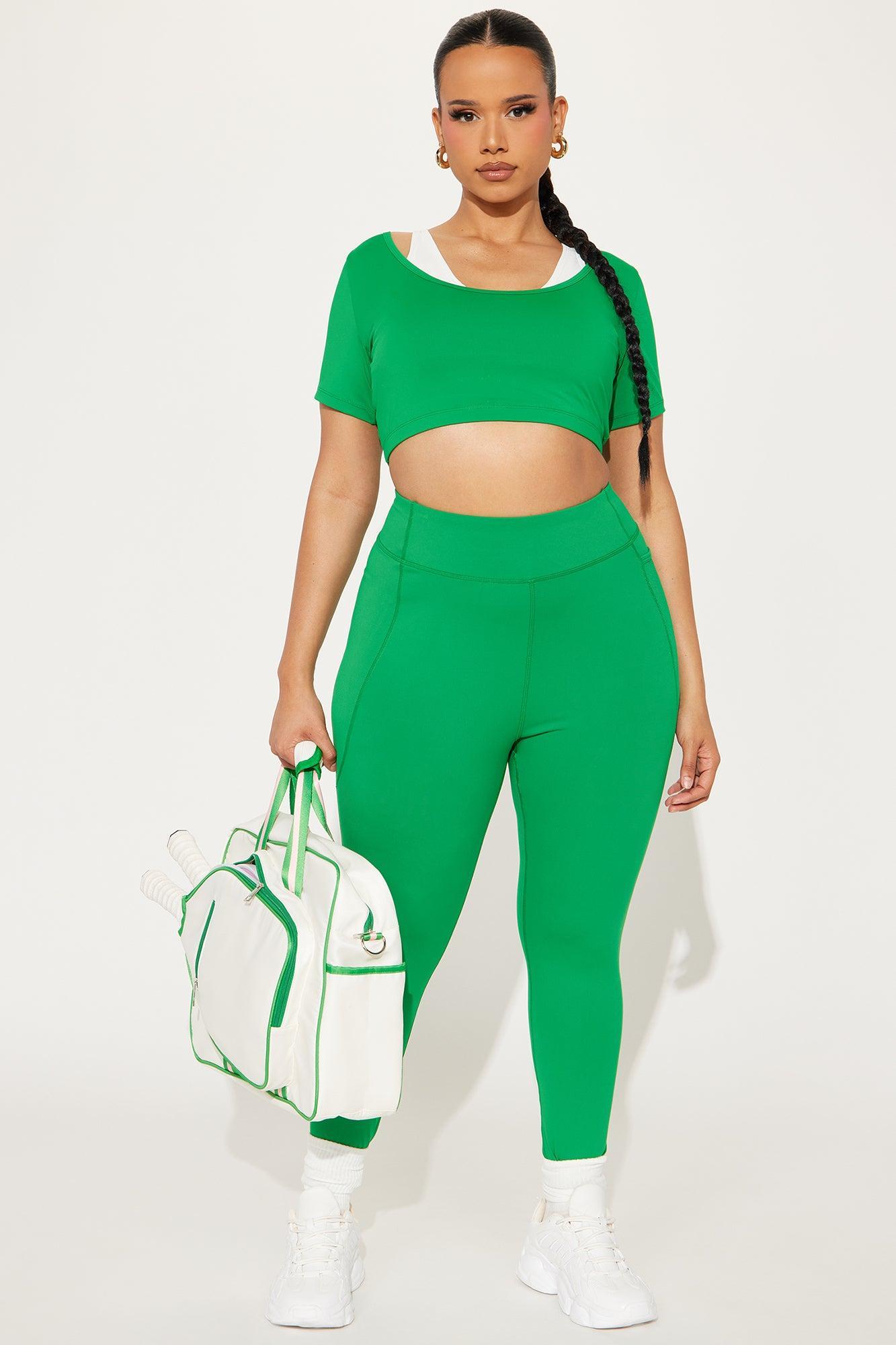 Match Point Active Legging - Kelly Green Product Image
