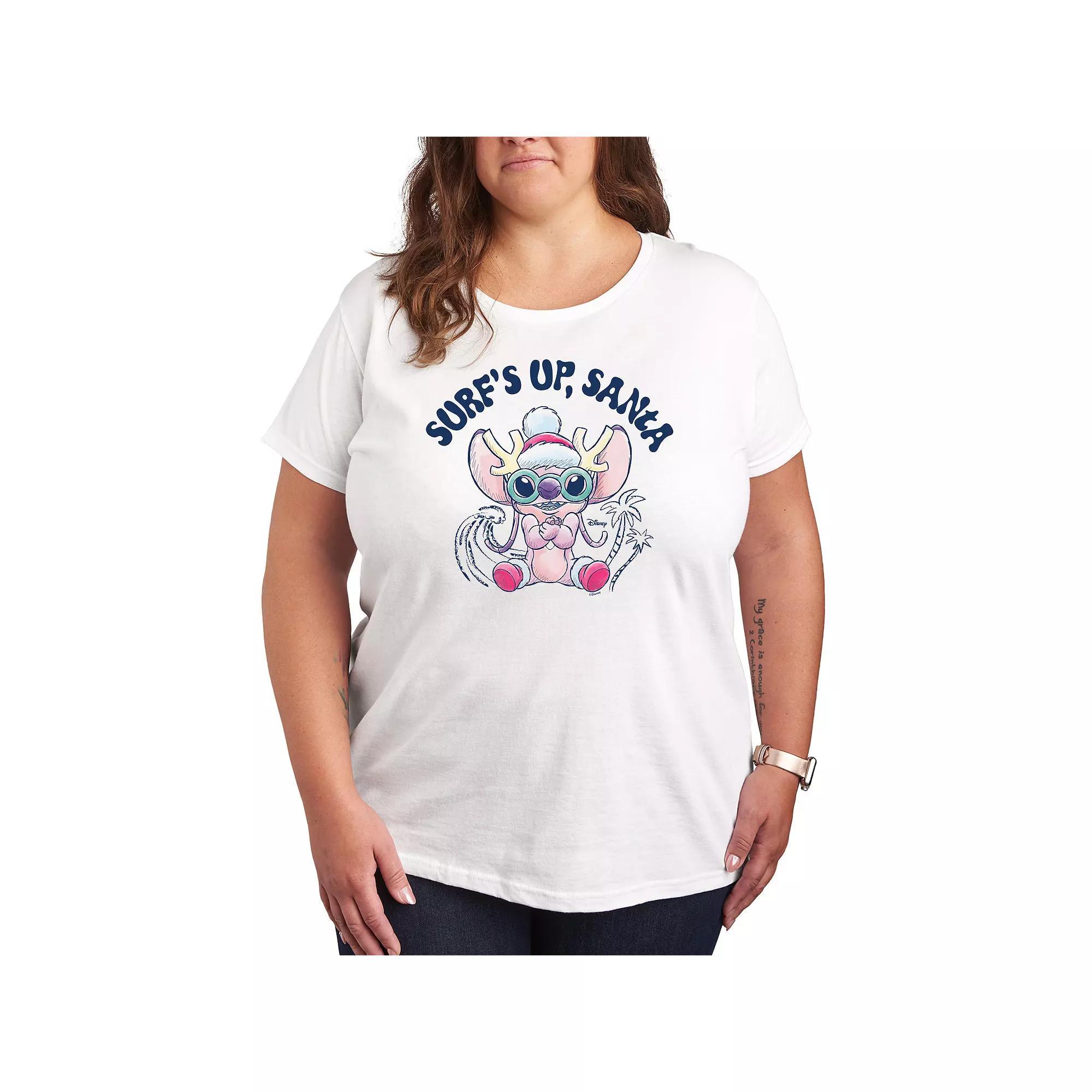 Disneys Hocus Pocus Binx Plus Size Tarot Card Graphic Tee, Womens Product Image