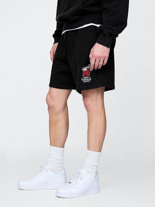 NBA Miami Heat Logo Heavyweight Sweat Shorts Product Image