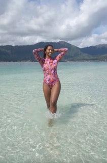 Elizabeth Zip-Up Surf Suit Product Image