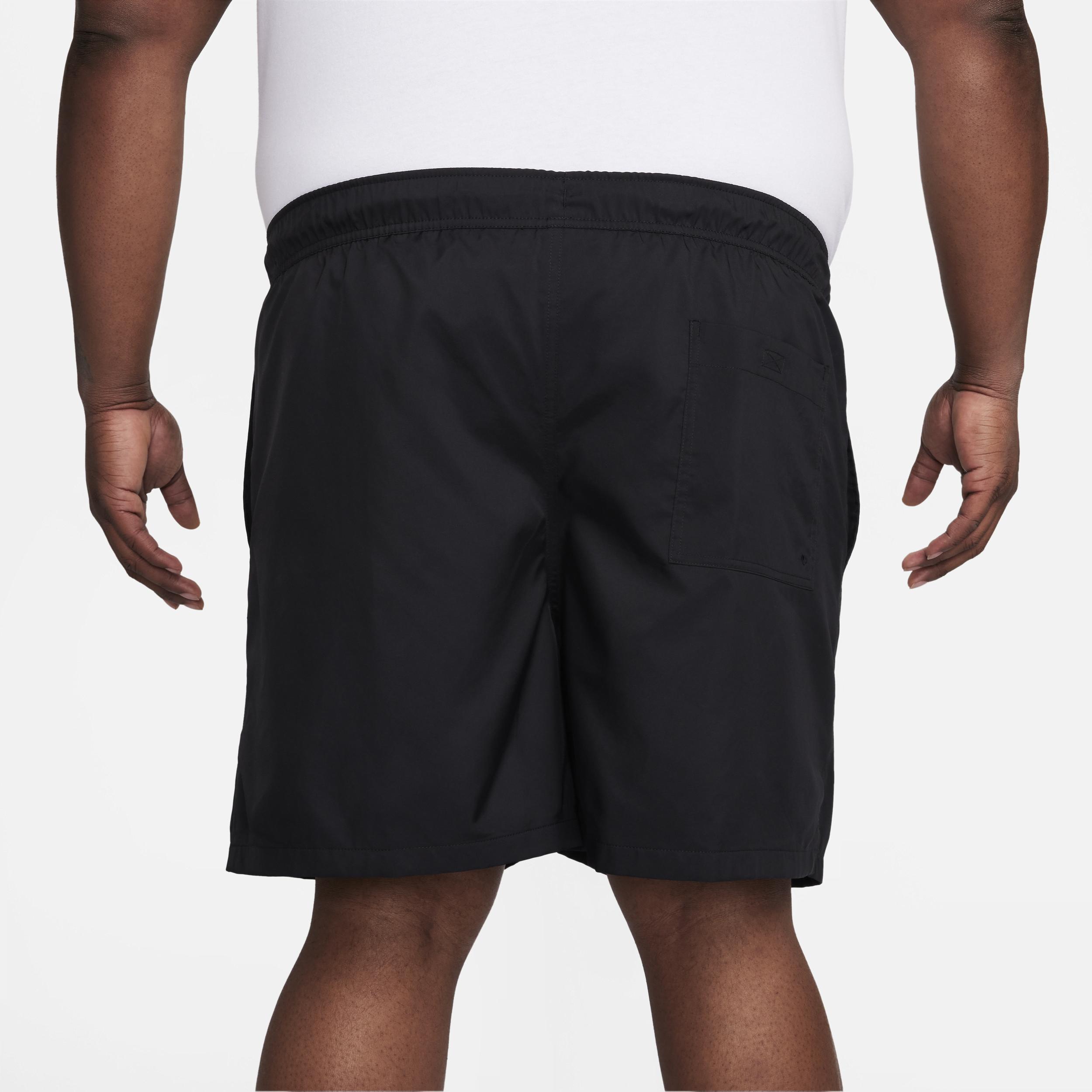 Big & Tall Nike Club Woven Flow Shorts, Men's, Size: Large Tall, Black Product Image