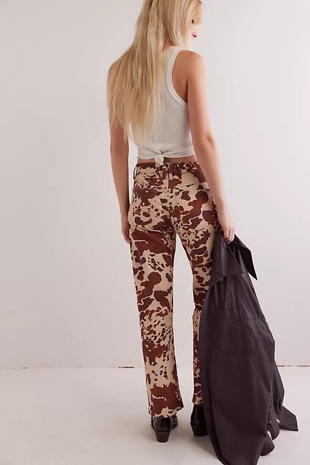 We The Free Risk Taker Mid-Rise Printed Jeans Product Image
