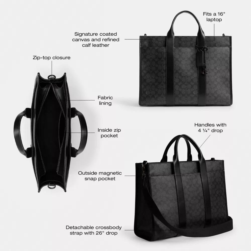 Wesley Tote In Signature Canvas Product Image