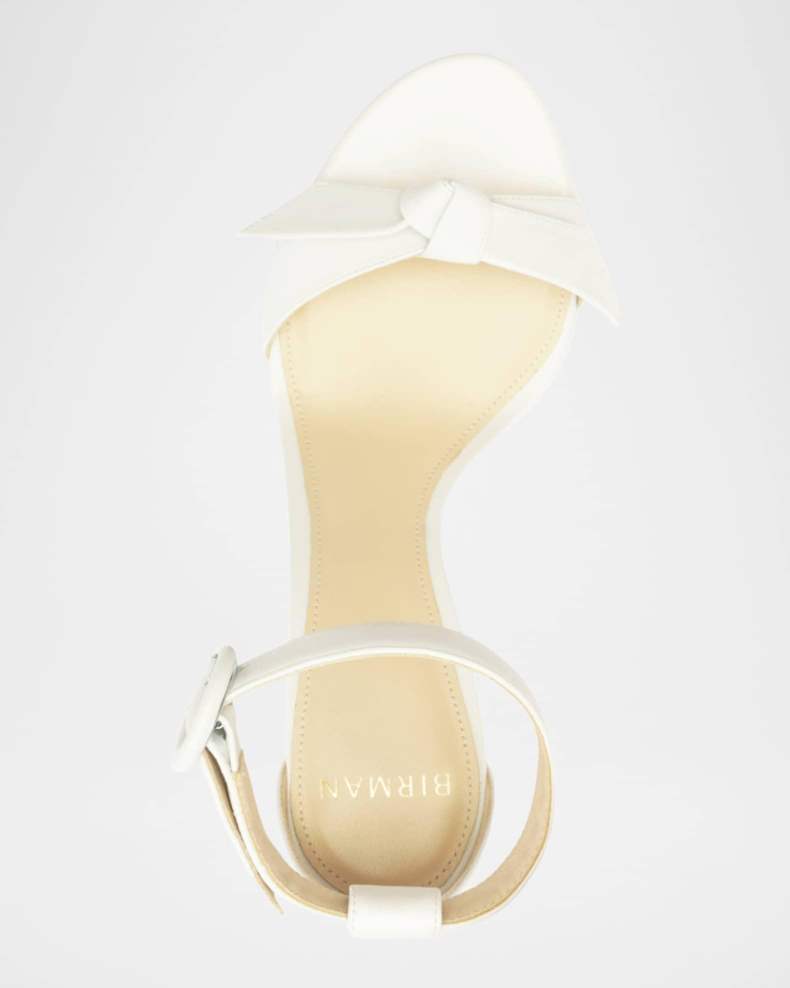 Clarita Leather Bow Ankle-Strap Sandals Product Image