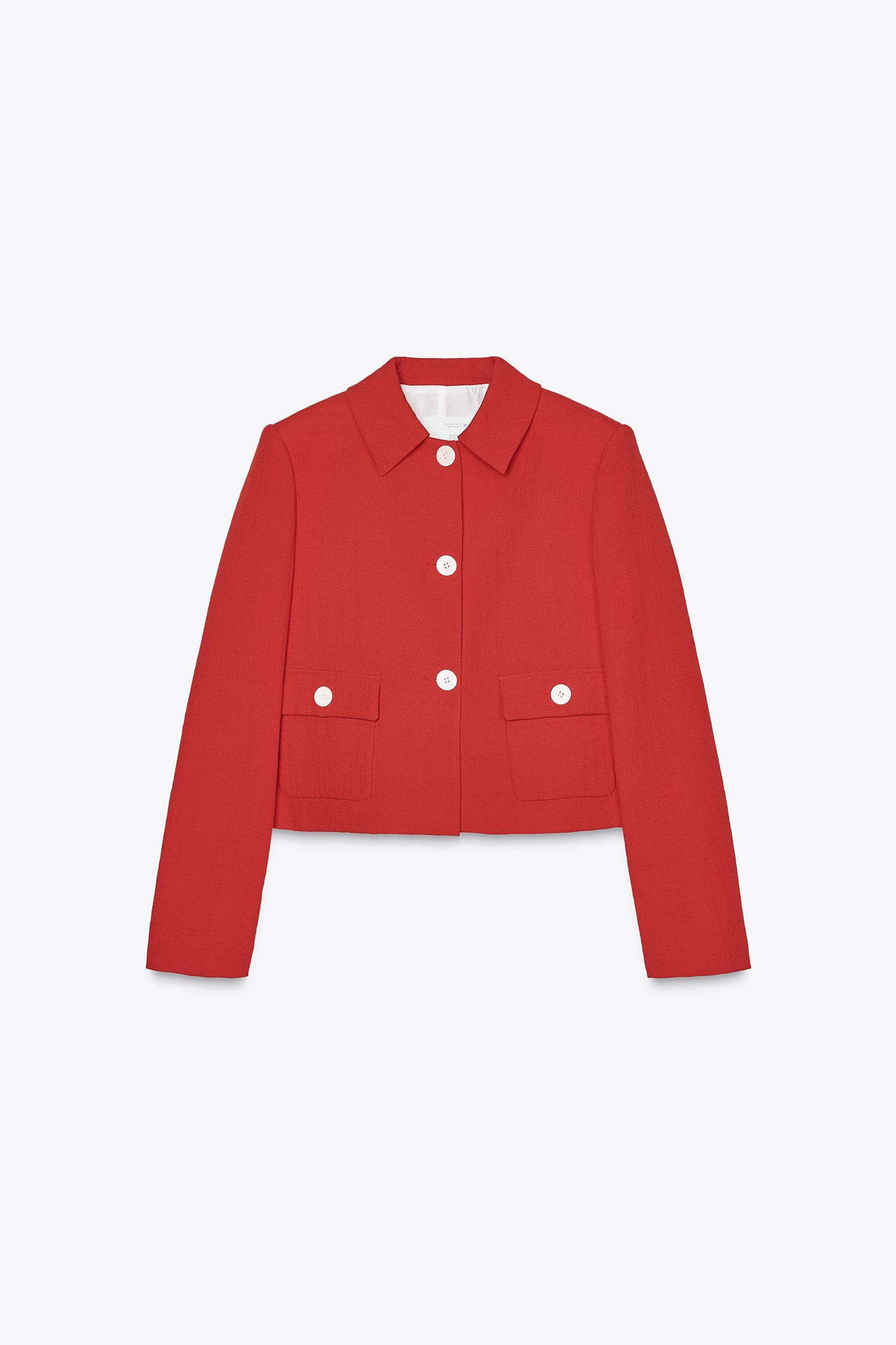 BLAZER WITH SHOULDER PADS Product Image
