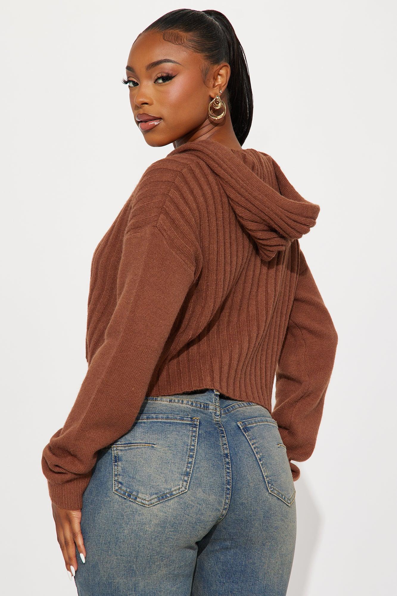 Coco Hooded Sweater - Mocha Product Image