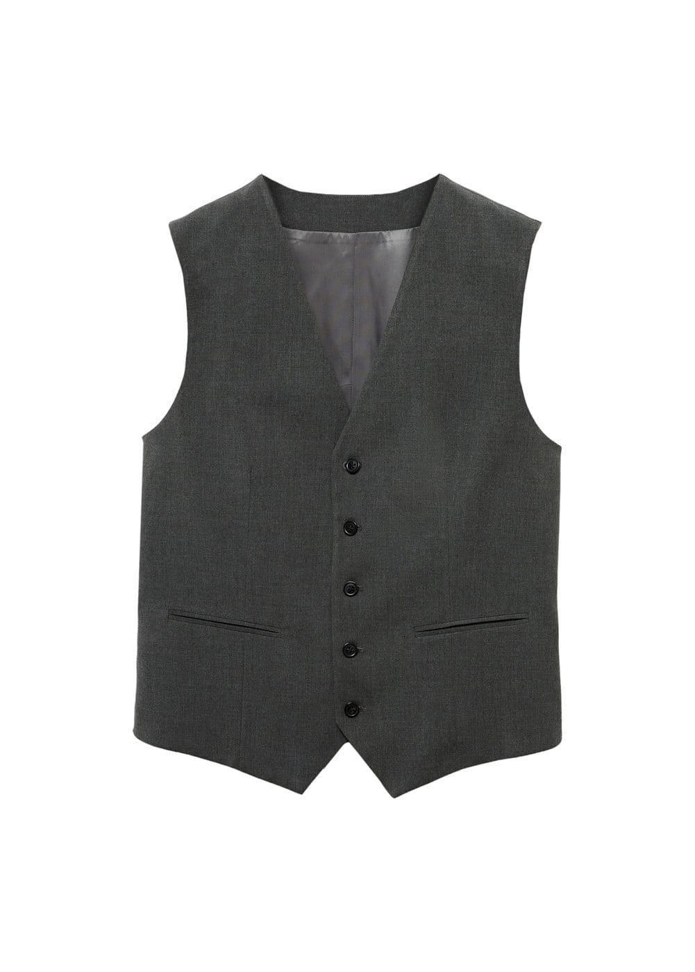 Mango Mens Super Stretch Fabric Suit Vest Product Image