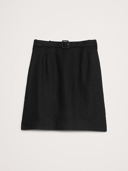 Linen Mini Skirt Product Image