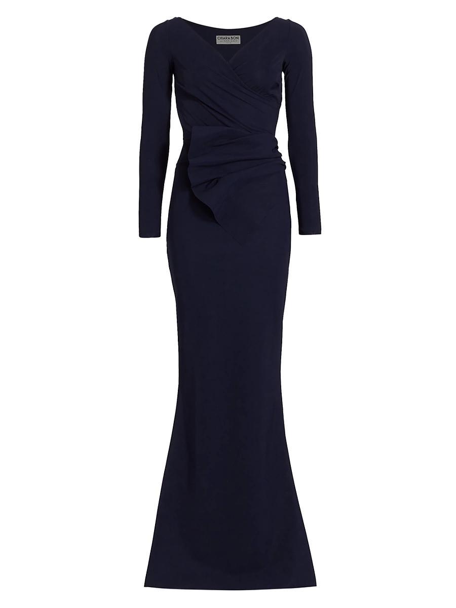Womens Kaya Long-Sleeve Mermaid Gown Product Image