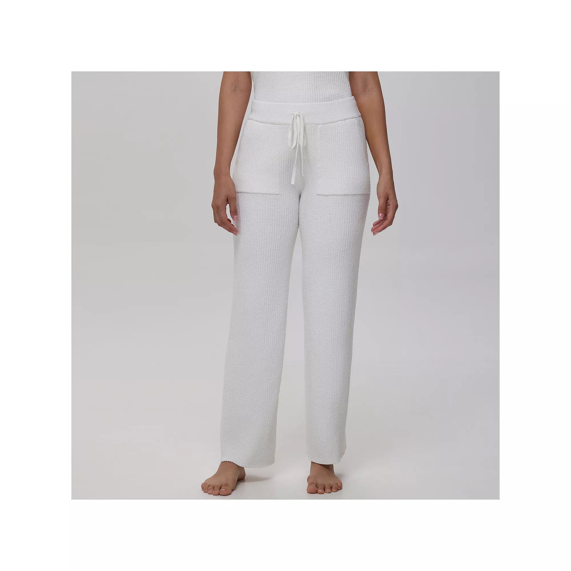 Womens Adyson Parker Ribbed Wide Leg Pajama Pants Product Image