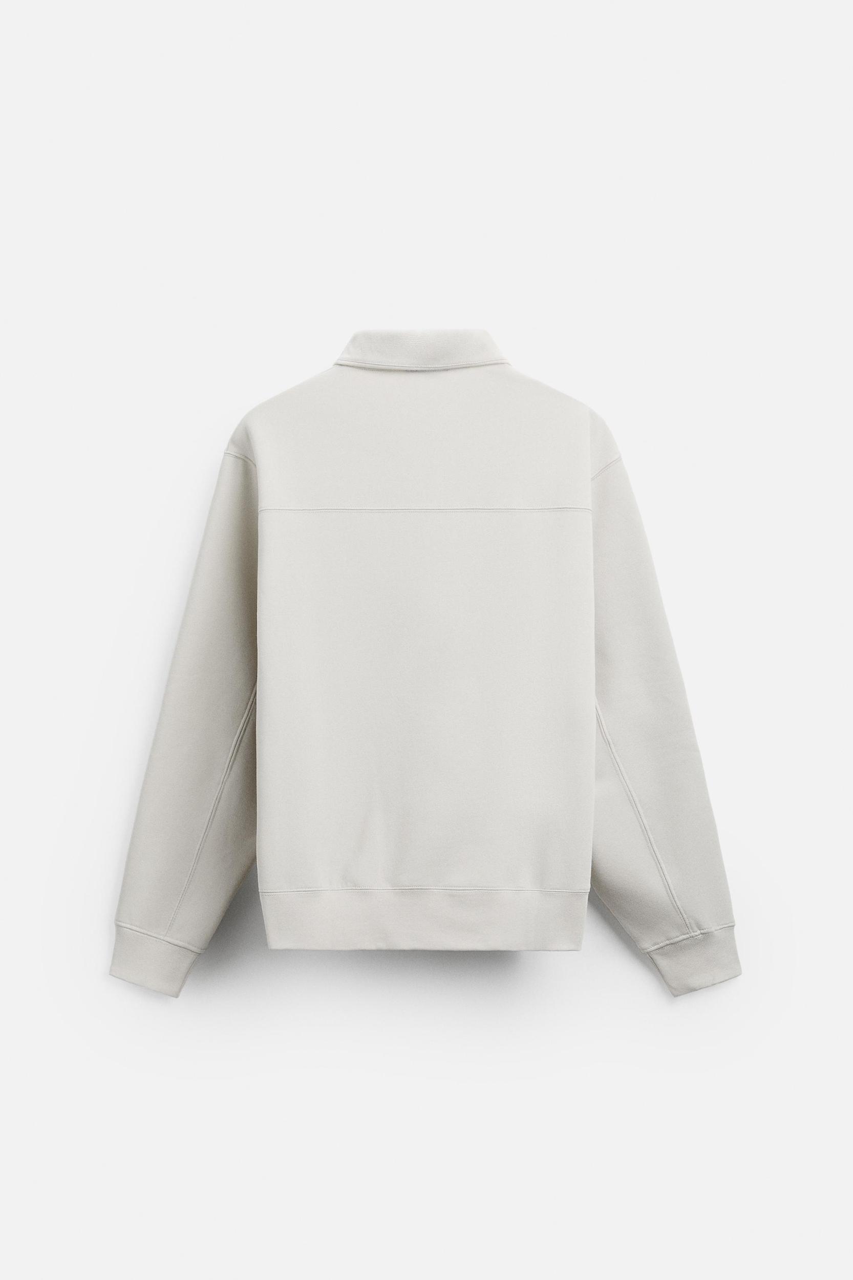 BASIC QUARTER ZIP SWEATSHIRT Product Image