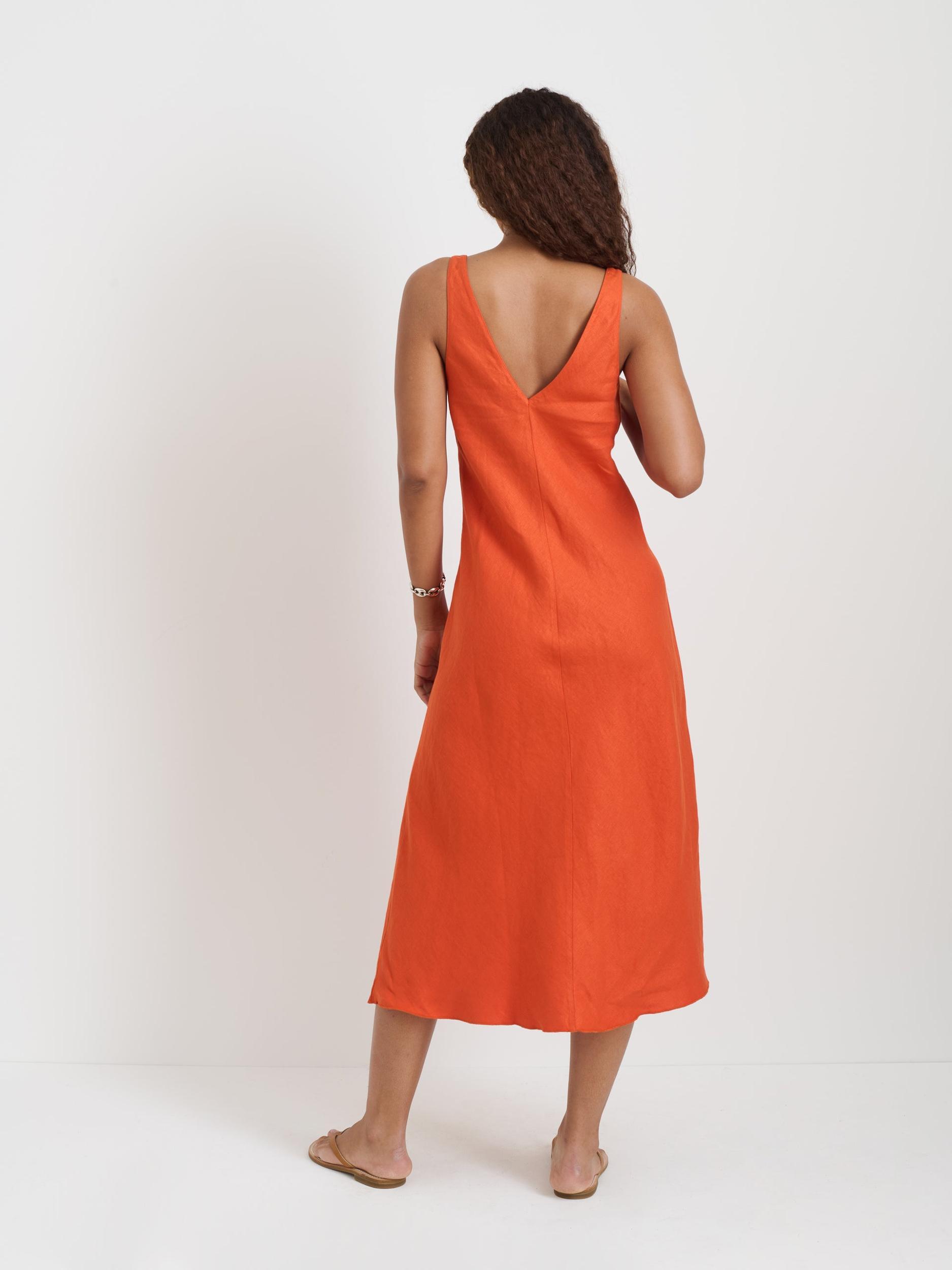 Flora Dress In Linen Product Image
