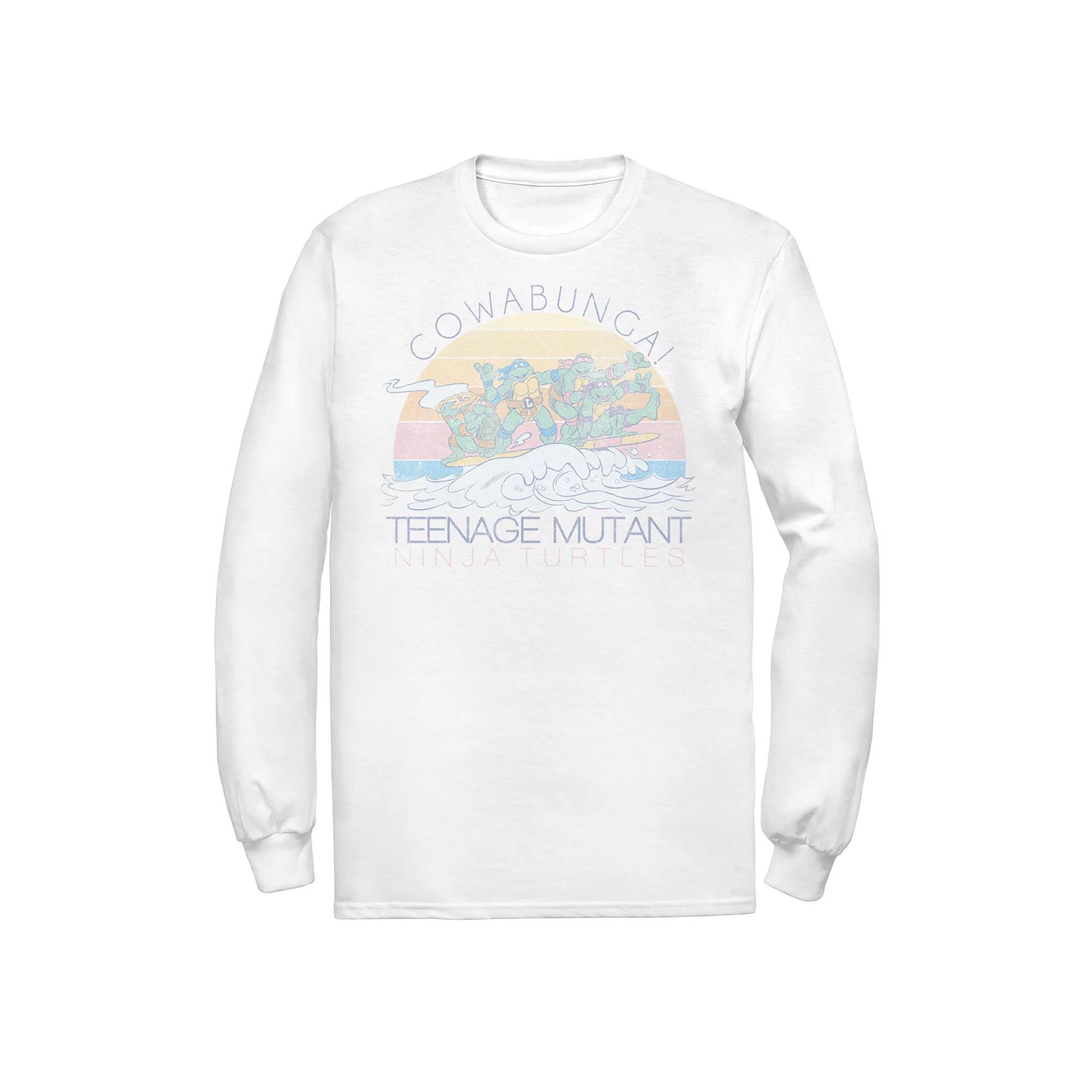 Mens Teenage Mutant Ninja Turtles Cowabunga! Group Shot Tee Product Image
