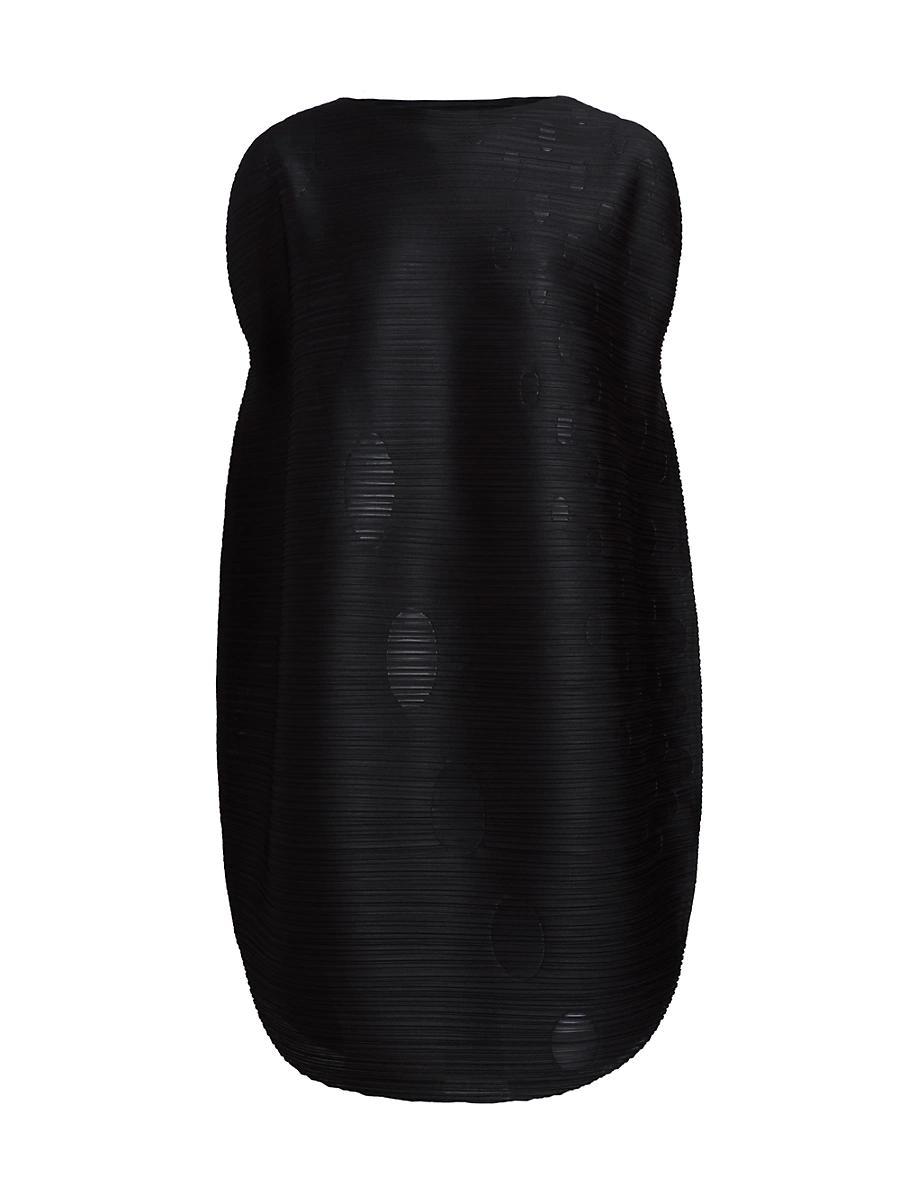 Womens Orbit Pleated Round Minidress Product Image
