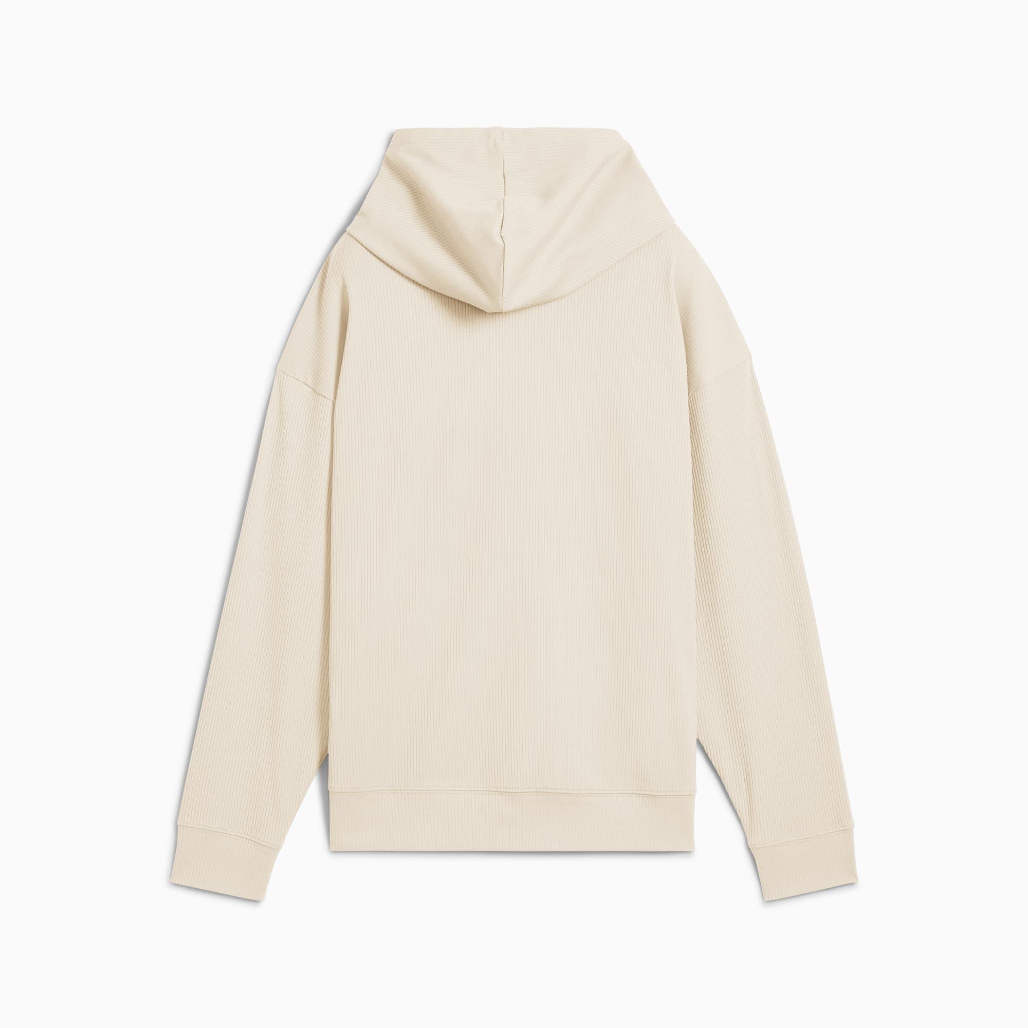 ESS ELEVATED Comfort Rib Hoodie Women Product Image