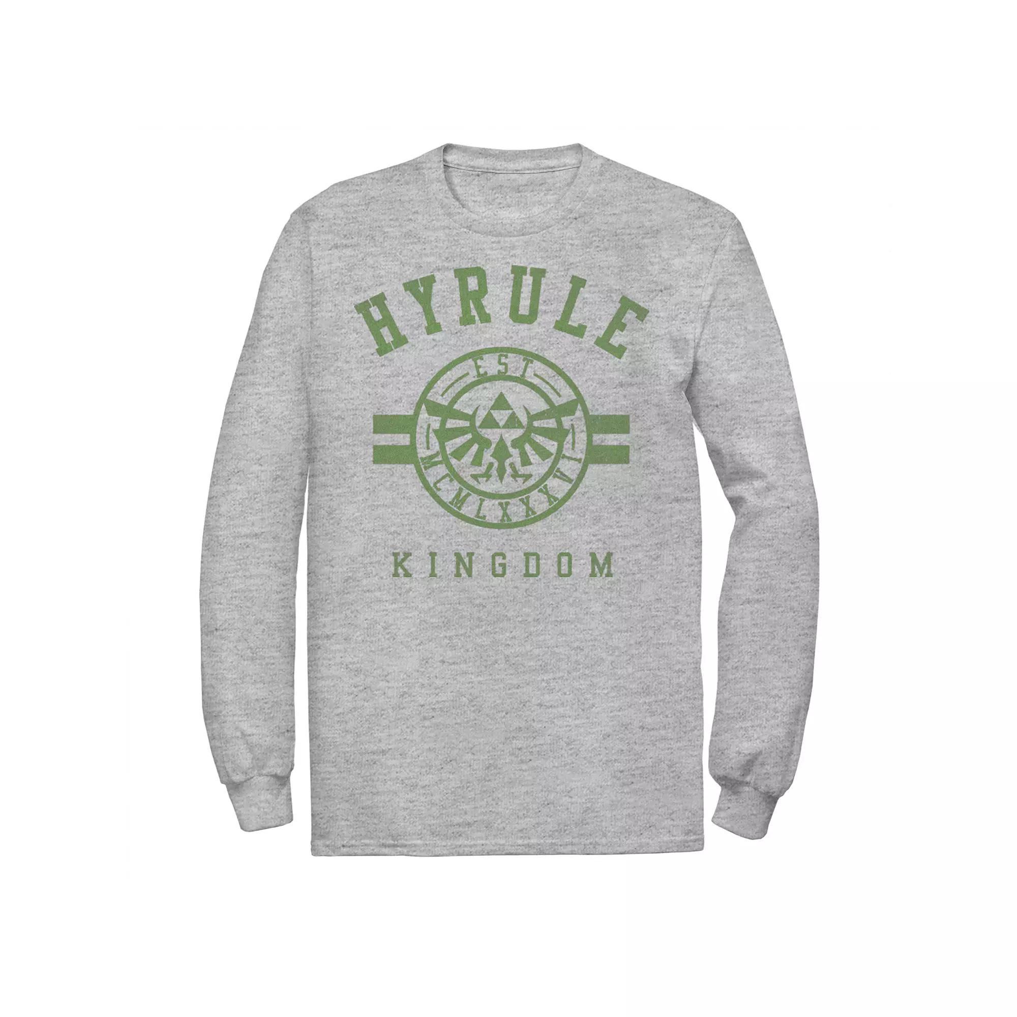 Men's Nintendo Zelda Hyrule Kingdom Collegiate Est 1986 Tee, Size: XL, Ath Product Image