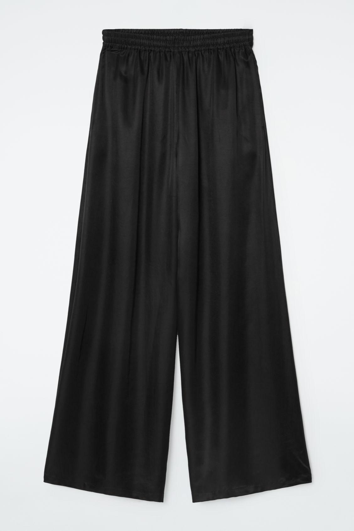 TWILL PALAZZO PANTS Product Image