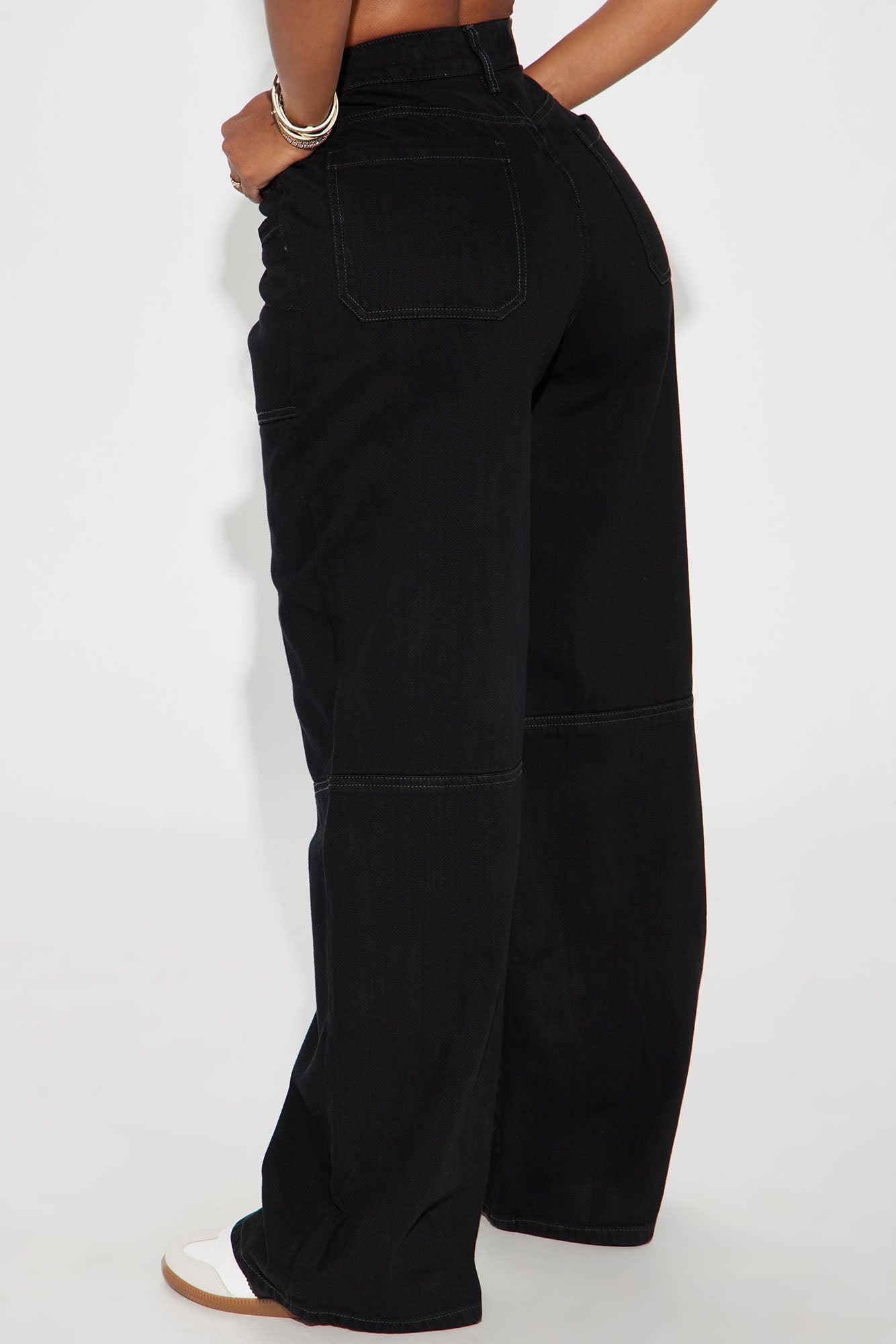 Sweet Talking Wide Leg Pant - Black Product Image