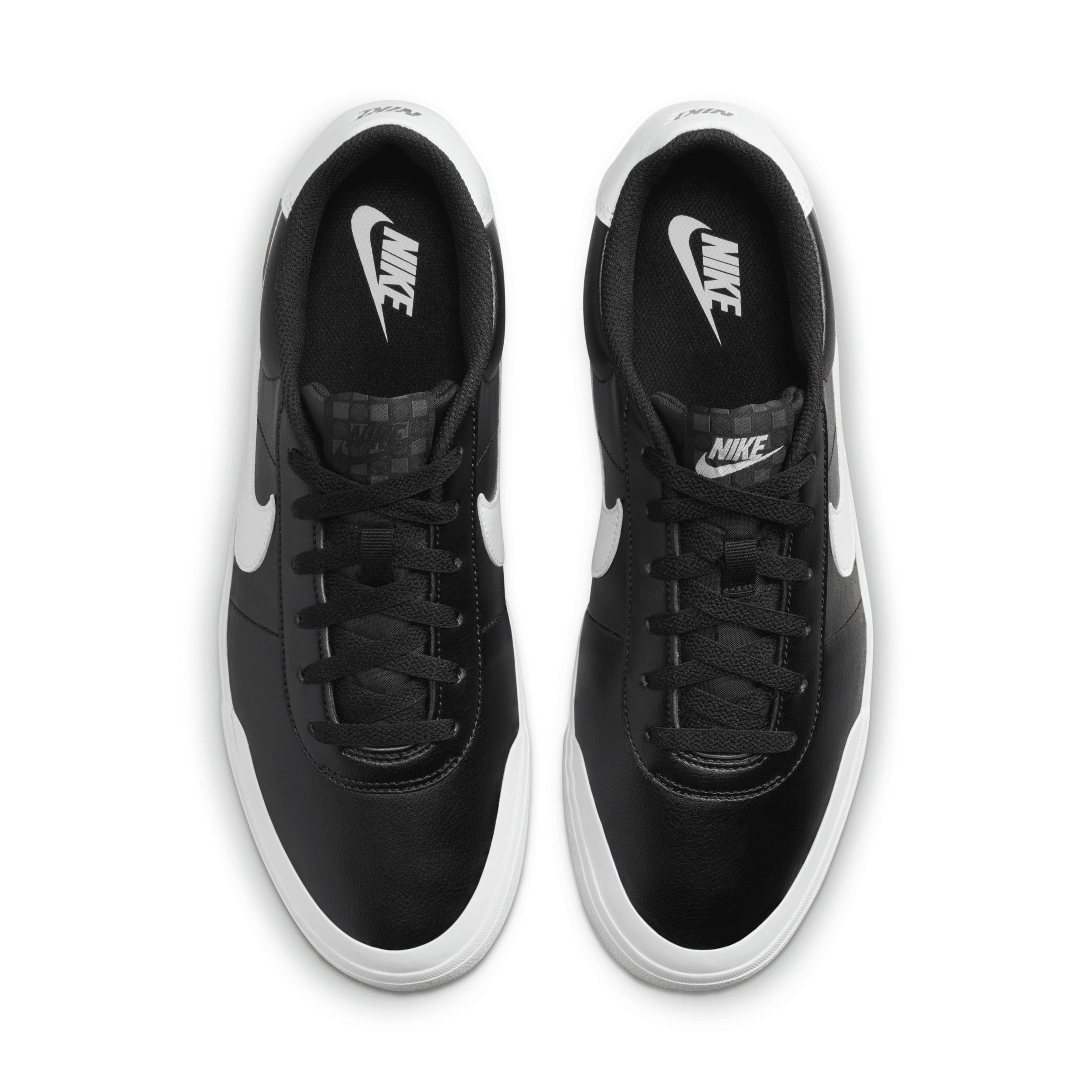Nike Court Shot Men's Shoes, Size: 7, Black White Product Image