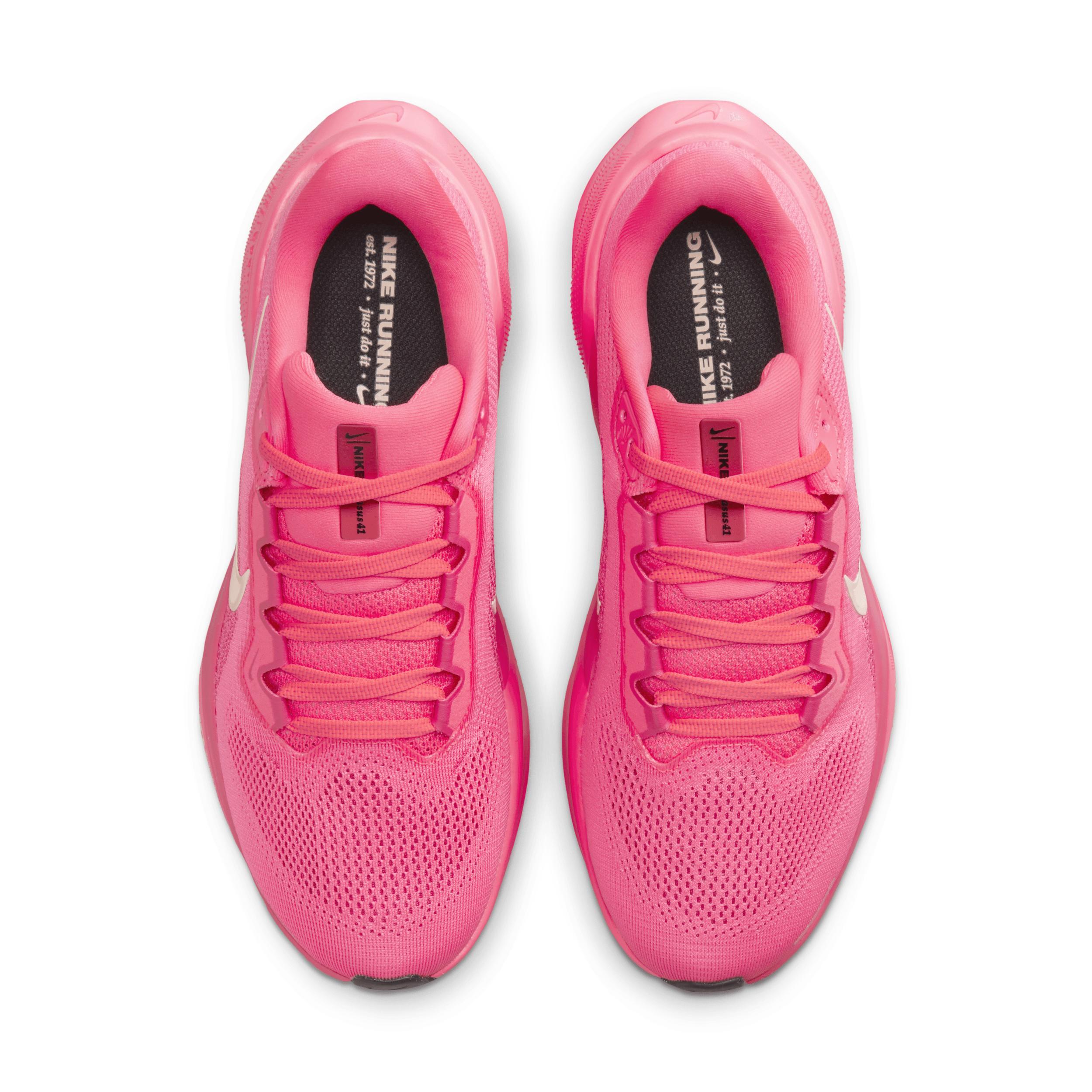 Nike Womens Air Zoom Pegasus 41 - Running Shoes Crimson Tint/Hot Punch/Aster Pink Product Image