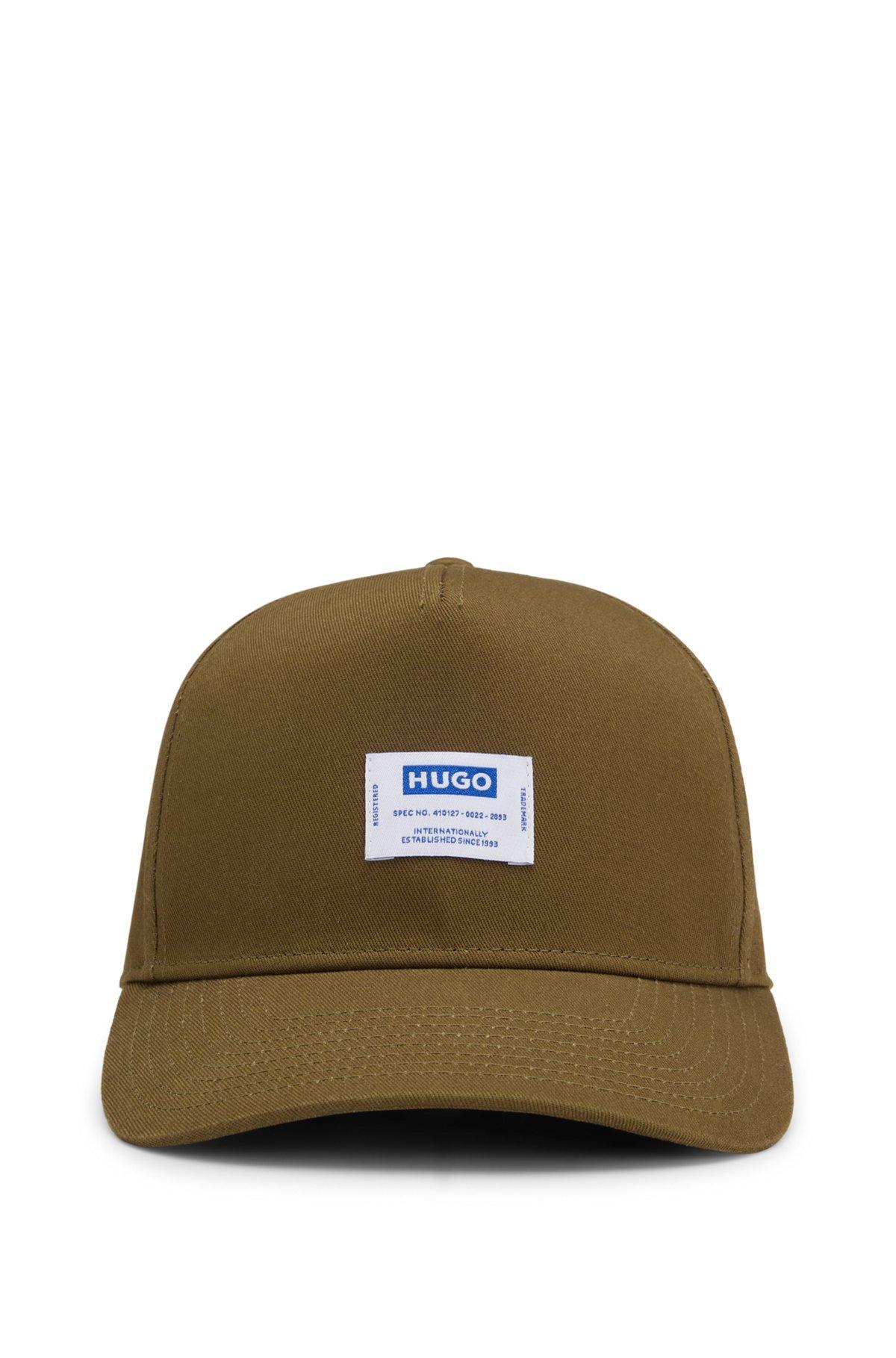 HUGO - Cotton-twill cap with logo label - Light Green Product Image