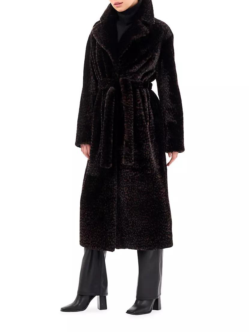 Reversible Shearling Lamb Coat Product Image