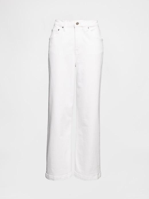 High Rise Stride Wide-Leg Ankle Jeans Product Image